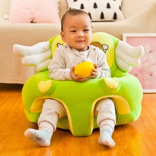 Big Plush Baby Safety Seat Toys Soft Stuffed Animal Baby Sofa Infant Cushion Feeding Chair Back Support Plush Angel Doll