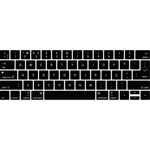 Portugal Portuguese Silicone Keyboard Cover Keypad Skin for Macbook New Pro 13" A1706 15" A1707 With Touch Bar Release on 2017