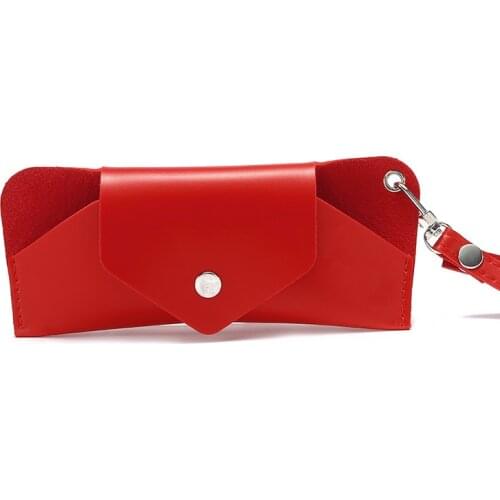 Sunglasses Case Decorative Glasses Accessories Glasses Bag Hand Carry Bag Halter Glasses Case Solid Color Stylish