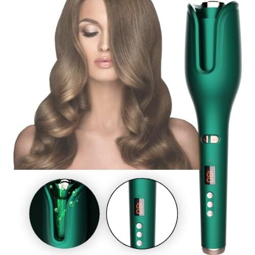 Multi-Automatic Hair Curler Digital Hair Curling Iron LCD Ceramic Rotating Hair Waver Magic Curling Wand Iron Hair Styling Tools