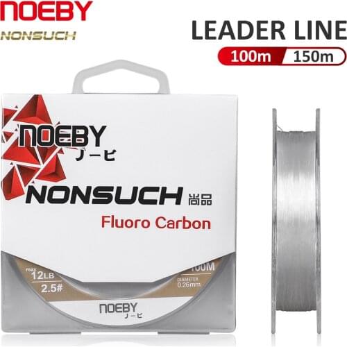 Noeby Fluorocarbon Fishing Line 4-32lb 100m 150m Leader Leashes Fishing Line Monofilament Wire for Pike Carp Fishing Carbon Line