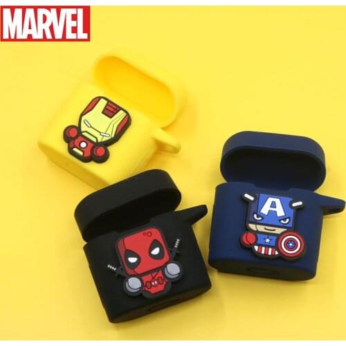 Cool Marvel Cartoon Case For Xiaomi Mi Airdots Pro 2 Case Cover For Air 2 TWS Wireless Bluetooth Earphone Protection Sleeve