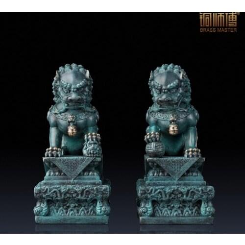 Copper copper ornaments "palace master lion · propriety version of" Arts and Crafts Ornament Gift Bronze Lion
