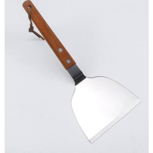 Metal Shovel Stainless Steel Griddle Hamburger Spatulas as Barbecue Turner Kitchen Accessories BBQ Grill Scraper Smash Burgers