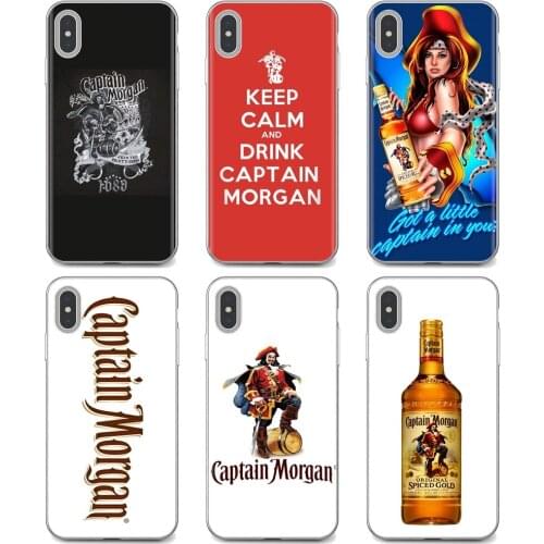 Soft Skin Case For Huawei Y6 Y5 2019 For Xiaomi Redmi Note 4 5 6 7 8 Pro Mi A1 A2 A3 6X 5X 7A Captain Morgan Black Spiced Rum