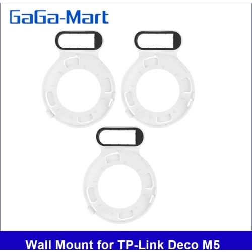 3PCS Wall Mount for TP-Link Deco M5 Whole Home Mesh WiFi System Sturdy Bracket Holder Space Saving TP-Link Router Holder