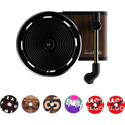 Car Air Freshener Car Aromatherapy Diffuser Air Condition Vent Outlet Record Spin Phonograph Player Auto Solid Aromatherapy Clip