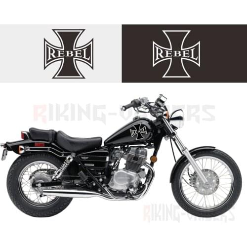 Custom Cross Decals Fuel Tank Stickers Fender Sticker For Honda Rebel CMX250 CMX450 CA250 CA125