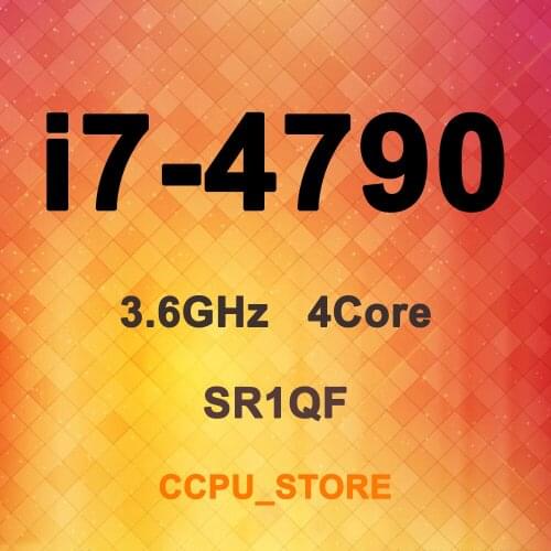 Core i7-4790 SR1QF 3.6GHz 4Core 8Thread 8MB 84W LGA1150 CPU Processor