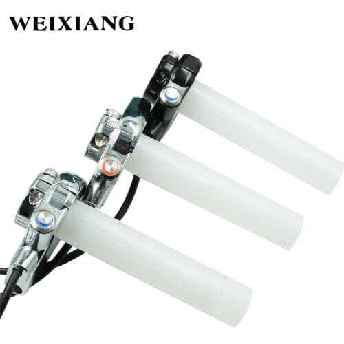 7/8'' 22mm Quick Turn Twist Throttle Handle Bar Grips Electric Bike LC135 Handlebar Grip Accelerator With Start Horn Switch