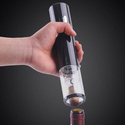 Electric Wine Opener Corkscrew Automatic Wine Bottle Opener Kit Cordless With Foil Cutter