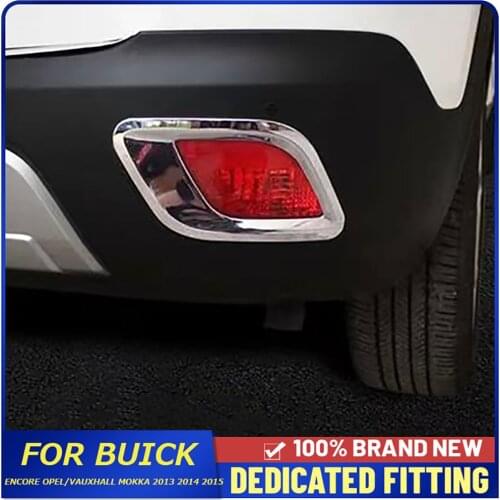 Car Styling Rear Foglight Lamp Frame Cover Stickers For Buick Encore Opel/Vauxhall Mokka 2013 2014 2015