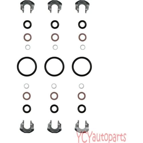 VR6 Fuel Injector Seals Repair Kit Fit For VW CC Passat Touareg AUD Q7 3.6L