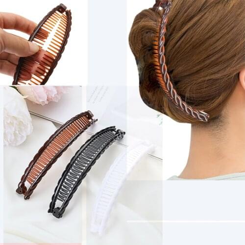 2020 NEW Hair Claws 3 Colors Large Hair Clips Banana Hairpins Hair Clips Hair Clamp Salon Hairdressing Styling Tools