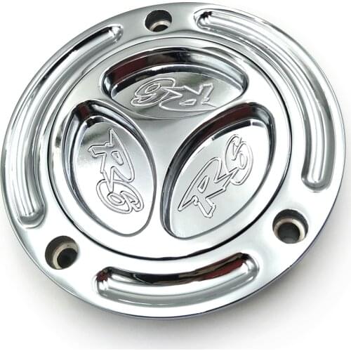 Aftermarket free shipping Motorcycle Keyless Gas Cap Twist Off Fuel Tank Cap For Yamaha YZF R6 (All Years) CHROMED
