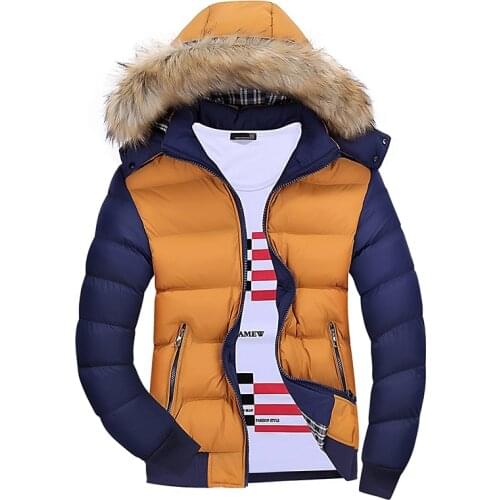 Winter Jacket 2020 New Mens Cotton Coat Korean Version of The Trend of Student Mens Autumn and Winter Cotton Coat Men