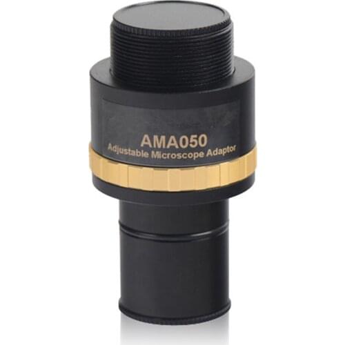 0.5X Adjustable 23.2mm Eyepiece to C-Mount Microscope Eyepiece Adapter