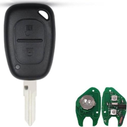 2 button remote with 434mhz after 2000 year with PCF7947 chip for renault Clio ,Kango