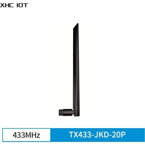 2Pcs/lot WIFI Antenna High Gain 4.0dBi 433MHz XHCIOT TX433-JKD-20P Omnidirectional SMA-J Rubber Antenna