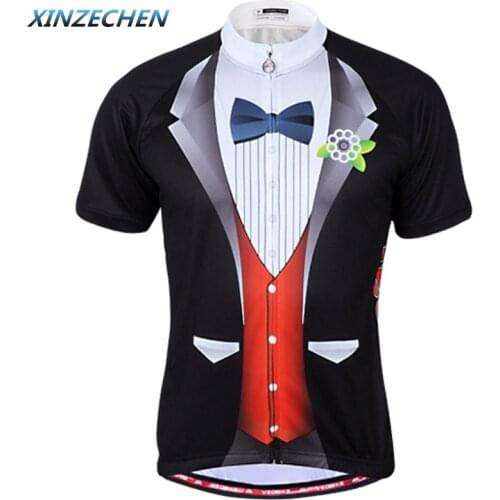 2020 Men Cycling Jersey Short Sleeve Cycling Clothing Gentleman Bicycle Jersey Breathable Quick Dry MTB Ropa Cycling Shirt Tops