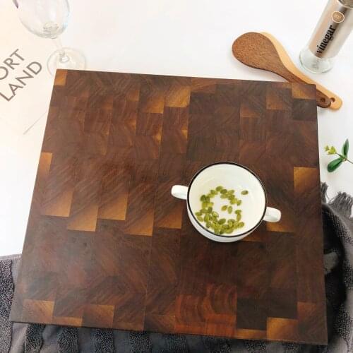 Black walnut end grain chopping block
