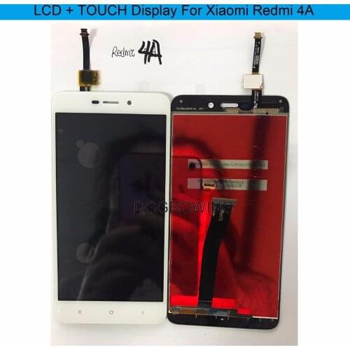 DGGROWING 10 PCS/Lot 100% Testing Well Perfect LCD Screen With Touch Digitizer Assembly For Xiaomi Redmi 4A With Free Tools