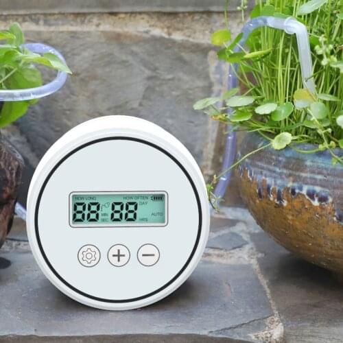Intelligent Drip Irrigation System Set Automatic Watering Device Timer Home Garden Pots Planters Self-Watering Kit for Flowers