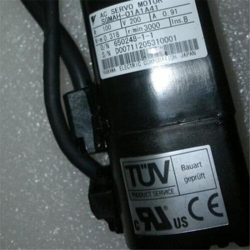 Used Tested Working SGMAH-01A1A41 AC SERVO MOTOR