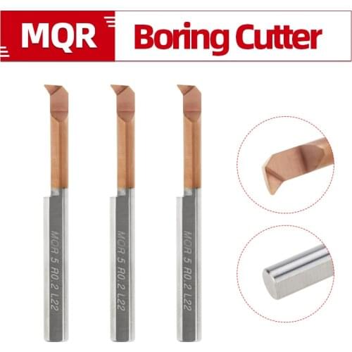 MQR Carbide Lathe Boring Cutter Coated Mini Internal Turing Tool Copying Small Hole MTR MQR MUR MPR MKR MNR MXR 4mm 5mm 6mm