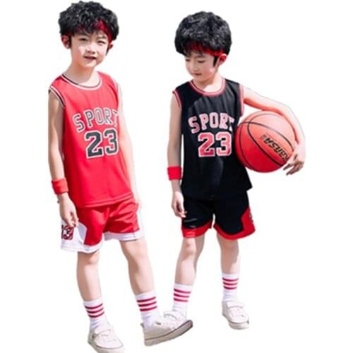 2pcs Set Toddler Boy Girls Summer Sport Jerseys Clothes Childs Basketball Uniform Baby Kids Boys Girls Cheap Sports Jerseys Set