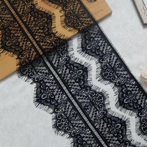 Single Edge And Double Edge Lace Trimmings For Cloth Eyelash Chantilly 7cm 14cm DIY Craft VHR153504