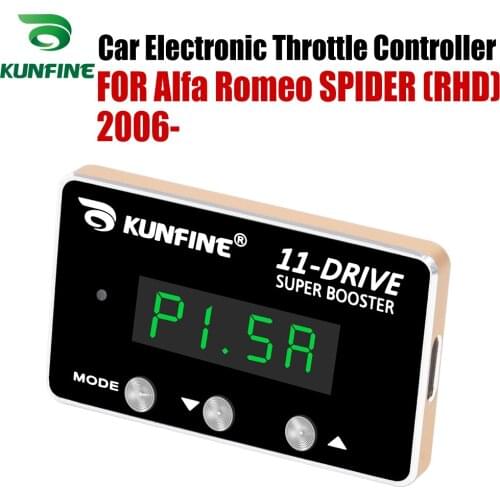 KUNFINE Car Electronic Throttle Controller Racing Accelerator Potent Booster For Alfa Romeo SPIDER (LHD RHD ) 2006-After