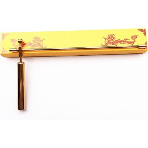 Ya.x copper Pure folding dragon feet measuring rod water pulse divination compass compass measuring wind water dragon pendulum