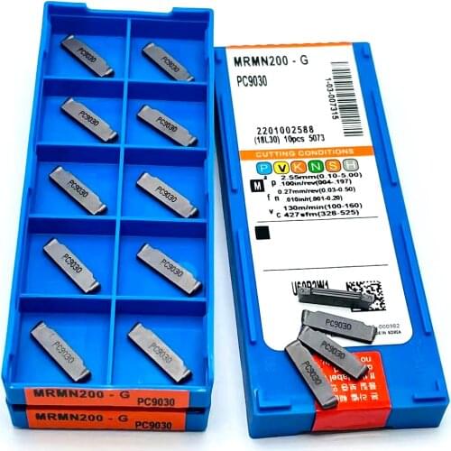 New carbide insert MRMN200 PC9030 turning insert pin milling tool KORLOY grooving tool MRMN 200