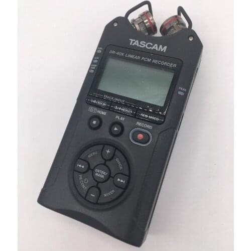 NEW TASCAM DR-40X versatile four track digital audio recorder pen interview recorder USB mic WAV/BWF linear PCM recorder