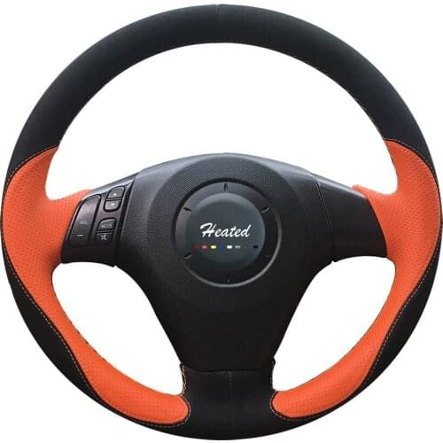 Braid on the Steering Wheel Cover for 2004-2009 Mazda 3, 2006-2010 Mazda 5, 2003-2008 Mazda 6, Mazda MPV capa para volante