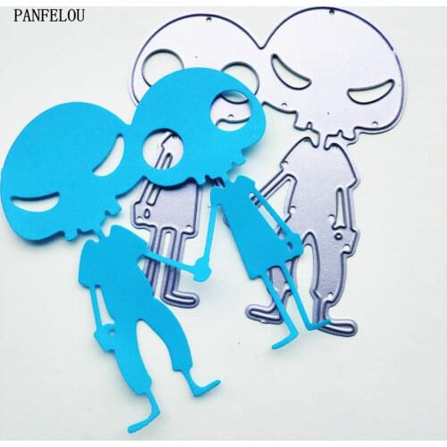 PANFELOU extra-terrestrial metal craft paper die cutting dies Scrapbooking/DIY Easter wedding Embossing mould cards