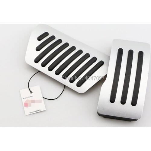 AT Car Gas Pedal Brake Pedals Cover for Mitsubishi Lancer Outlander ASX Pajero Eclipse Grandis FORTIS Zinger Parts