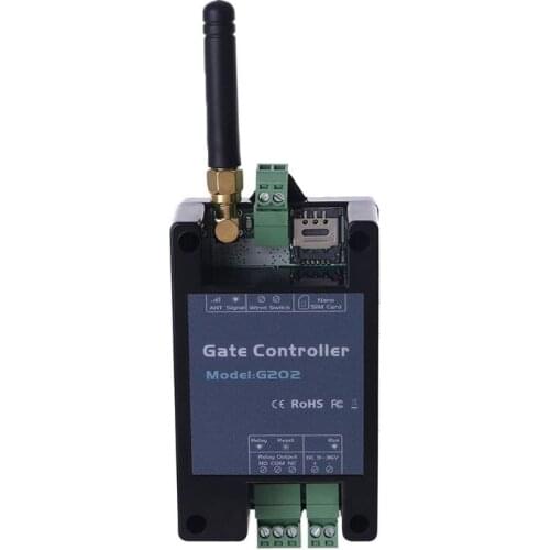 2G GSM Gate Opener Relay Switch Industrial Machine Switch Access Controller Remote Control Door Opener Free Call