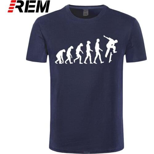 REM Evolution of skate summer Fashion mma hip-hop Brand clothing O-neck short Sleeve colorful men T Shirt top drake tops