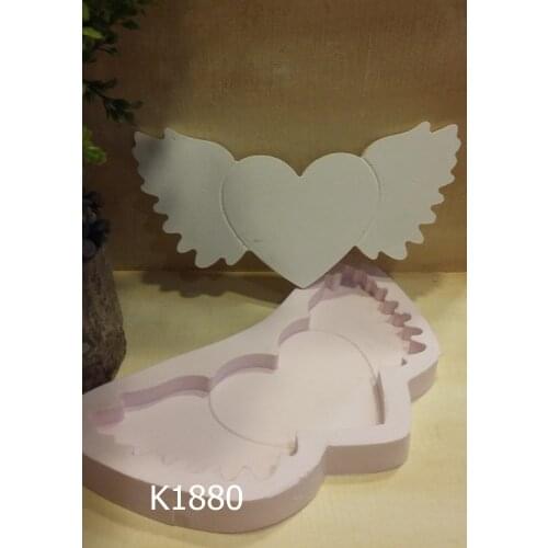 Heart wing silicone mold