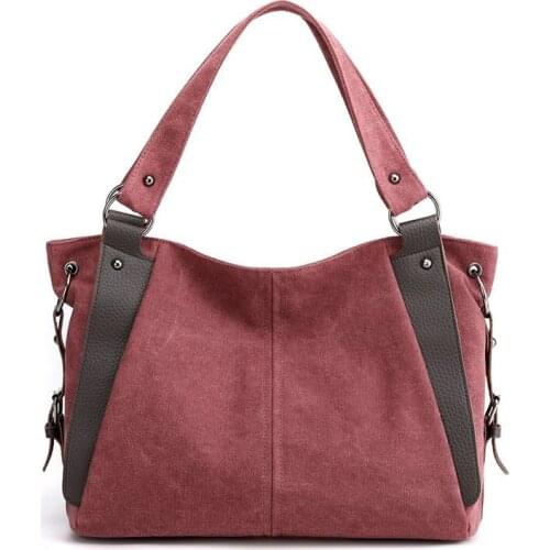 Large Capacity Casual Shoulder Bag Shopping Crossbody for Women 2021 Female Messenger Bag Womens Purse Ladies Canvas Handbag