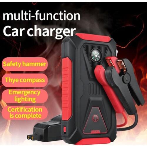 High Power Jump Starter 800A Multifunction Portable Power Bank 23000mAh 12V Car Battery Booster Emergency Starting Device Cables