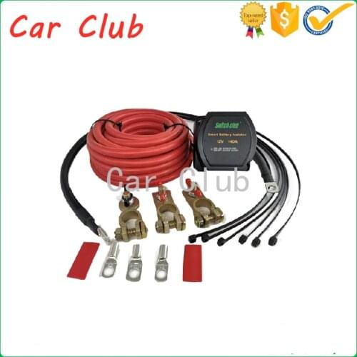 1 Set VSR Battery Isolator kit 12V 140A waterproof dual battery isolator VSR kit Universal for RV ATV UTV MARINE OFF ROAD