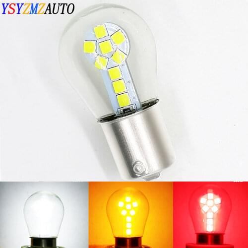 1PCS 1156 BA15S P21W LED 1157 BAY15D P21/5W LED Bulb R5W R10W Car Turn Signal Light Auto Brake Light Lamps Red Amber White 12V