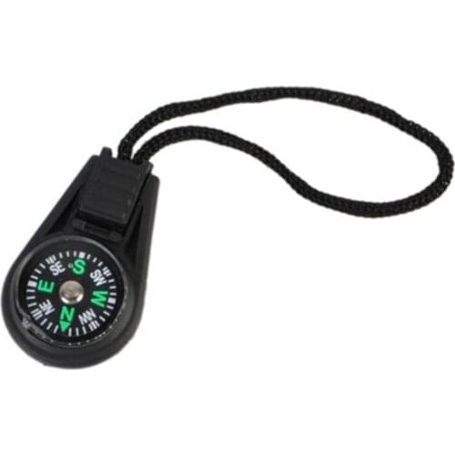 1pc Lanyard Type Convenient Small Travel Compass Pendant Wrist/ Equipment Climbing Survival Hanging Camping Compass Backpac Q5T1