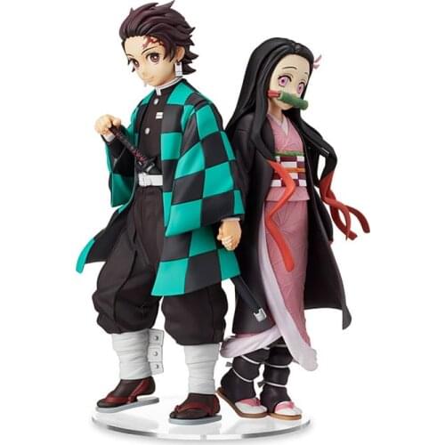 100% Original Sega Demon Slayer Tanjirou&Nezuko Figure PVC Action Model Toys Anime Figure