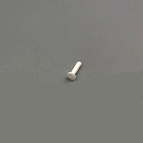 2pcs M3 Ceramic Countersunk head Phillips screw Alumina Zirconia insulation High temperature resistance 6mm-15mm Length