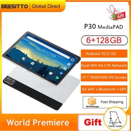 11.6 Inch Tablet 2 in 1 1920*1080 8000mAh 10 Deca Core Android 8.0 Tablet Pc 4G Lte 4 GB RAM 128GB ROM Dual Cameral 5MP + 13MP