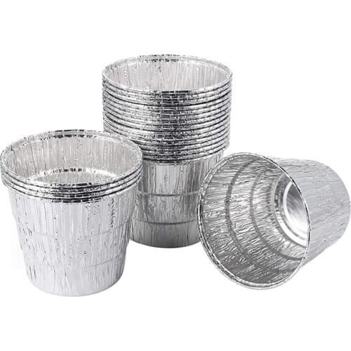 50 Pack Galvanized Disposable Grease Bucket Liners Fit for Traeger Wood Fired Pellet BBQ Grill Accessories